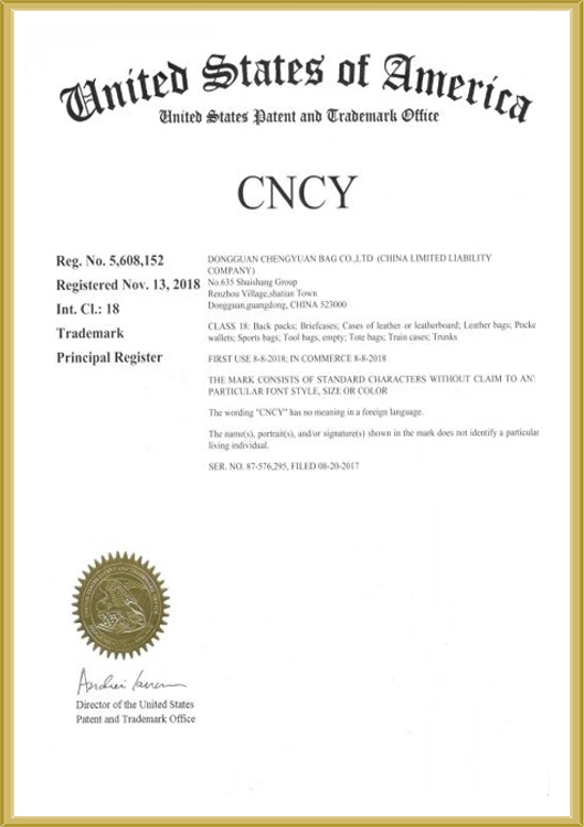 CNCY Brand Certification